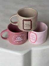 Tasse Keramik, Miss Latte beige