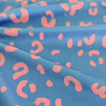 UV Lycra - neon - Leo Coral Blue