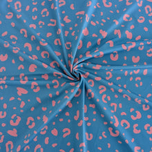 UV Lycra - neon - Leo Coral Blue