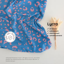 UV Lycra - neon - Leo Coral Blue