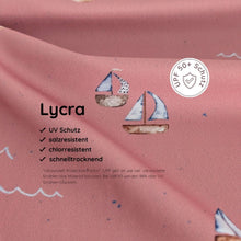 UV Lycra Segelboote rosé