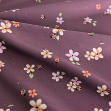 UV Lycra Streublumen deep mauve