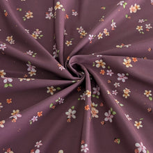 UV Lycra Streublumen deep mauve